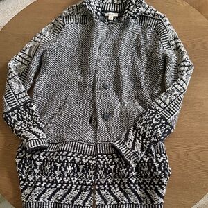 Lucky Brand Monochrome Knit Cardigan